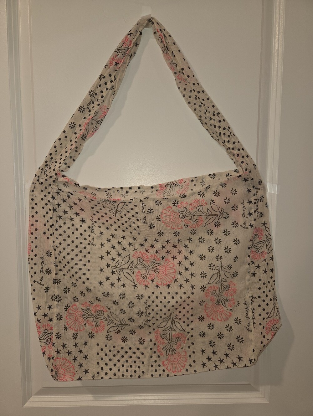 Free People Floral Star Tote Bag LARGE